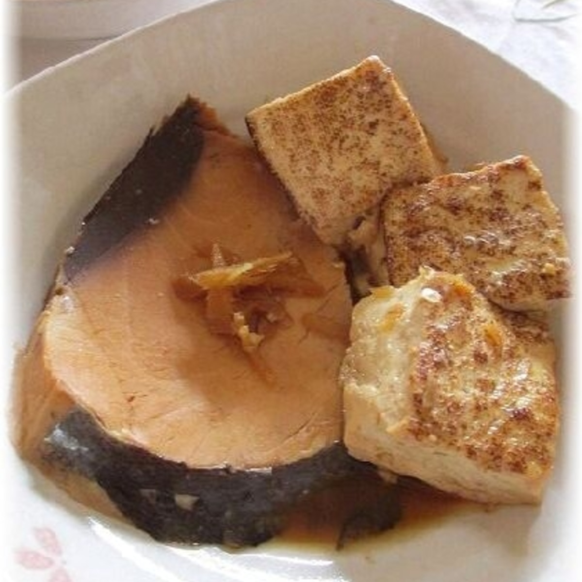 とんぼ節と焼き豆腐の煮物 レシピ 作り方 By はなまる子 楽天レシピ